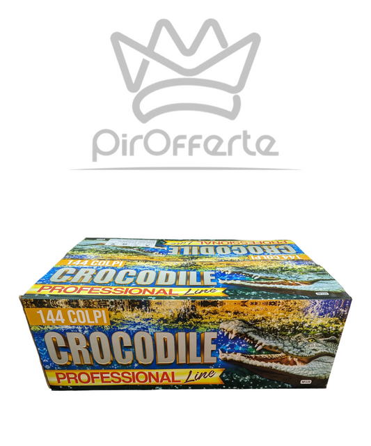 Crocodile | 144 Colpi | 25mm | Dritto e Ventaglio