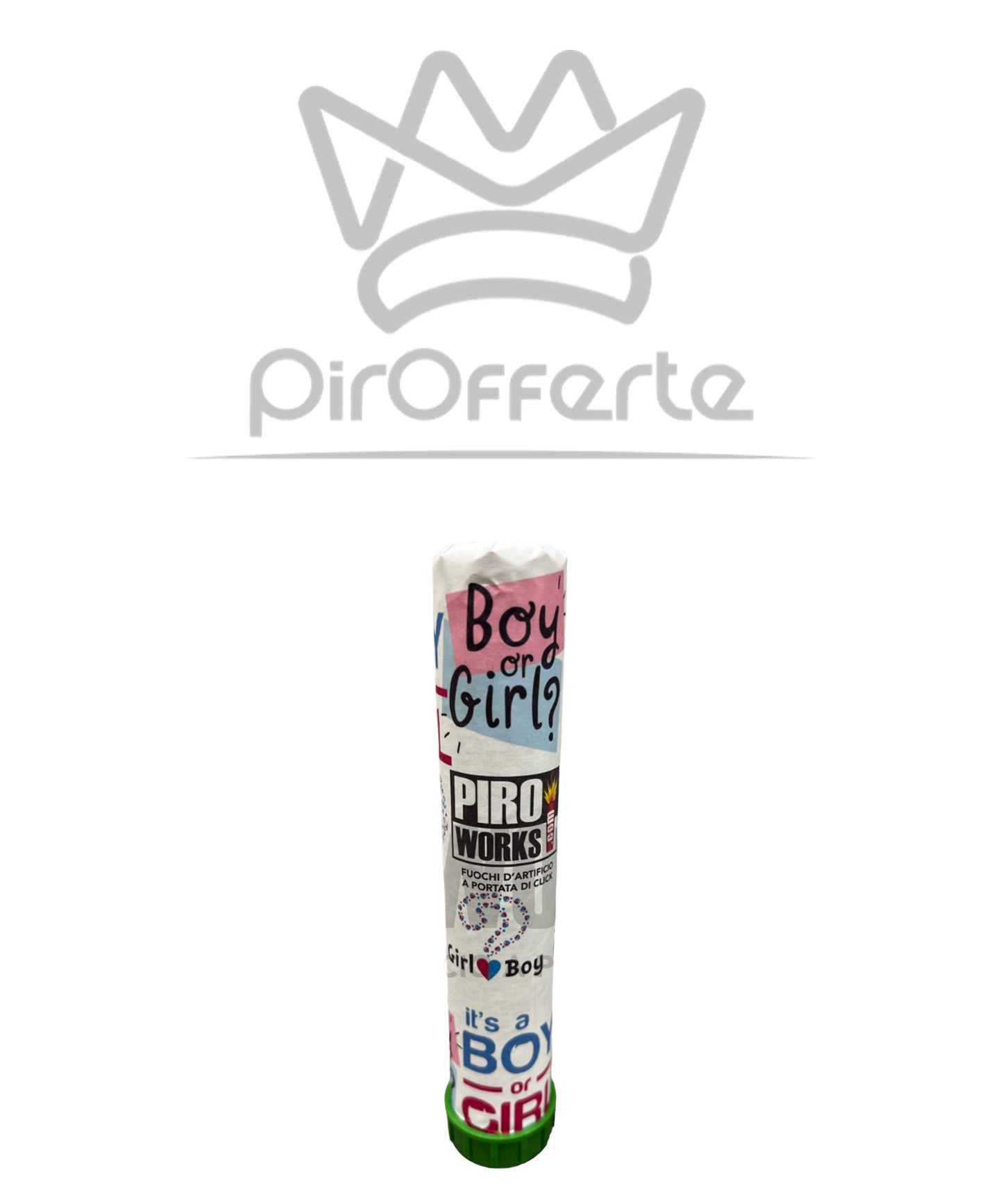 Baby Shower | Fumogeno BOY OR GIRL Celeste o Rosa