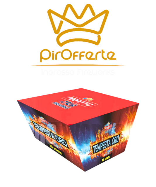 Batteria TEMPESTA ORO 49 colpi Ventaglio