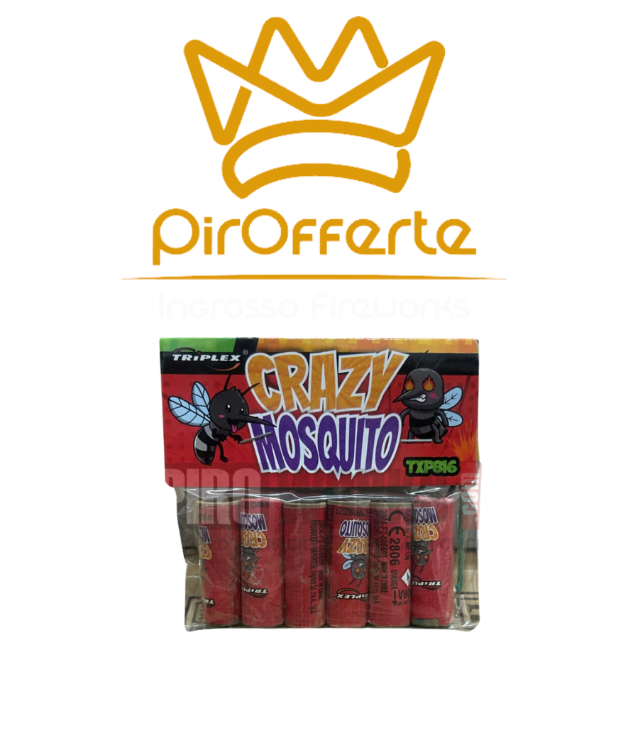 Girandola TXP816 CRAZY MOSQUITOS 6pz