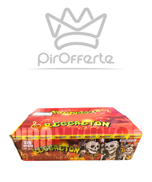 Batteria Compound REGGAETON 320 colpi 20mm Dritto e Ventaglio