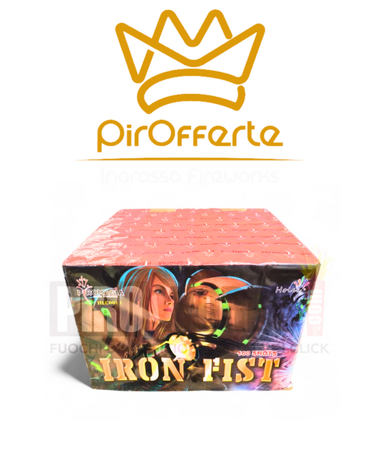 Batteria IRON FIST 100 colpi 30mm