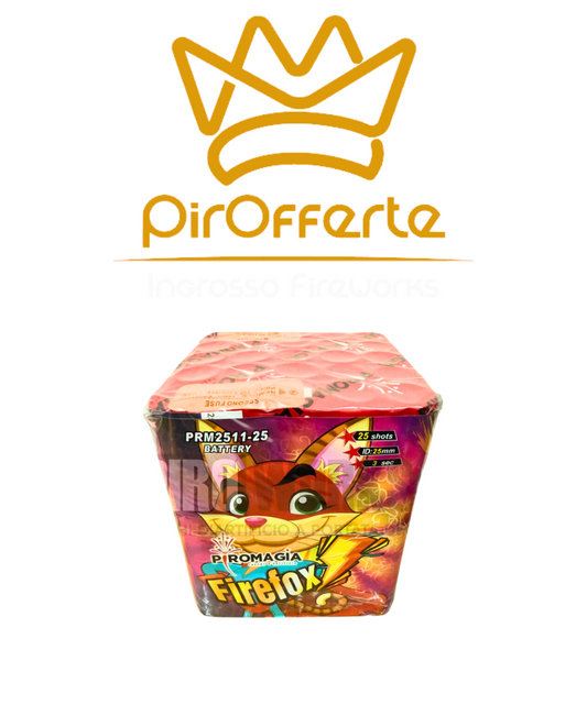 Batteria FIREFOX 25 colpi 25mm