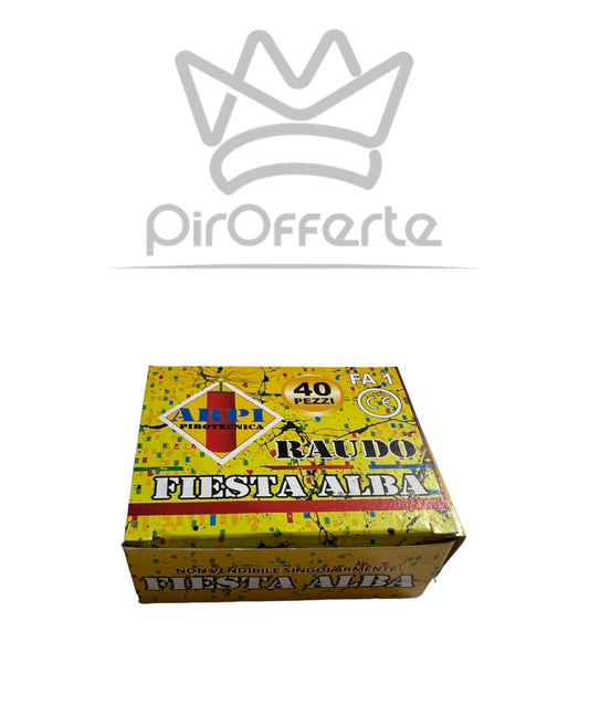 Raudo FIESTA ALBA a Miccia da 40 Pz