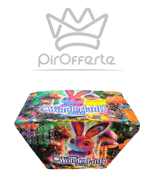 Batteria Wonderland 36 colpi 30mm Ventaglio