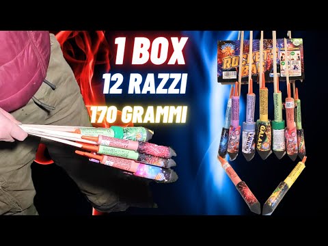 Razzi MEGA ROCKETS BAG 12 Pz Borgonovo
