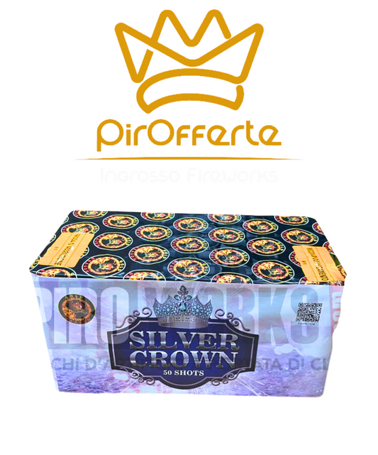 Batteria SILVER CROWN 50colpi 25mm