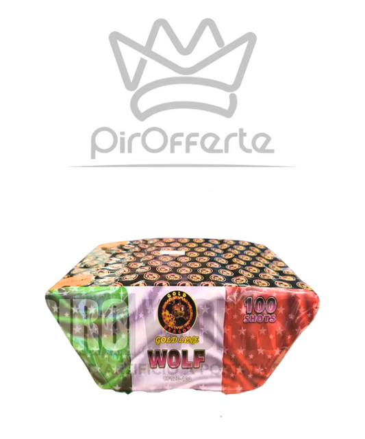 Batteria WOLF 100 colpi Ventaglio