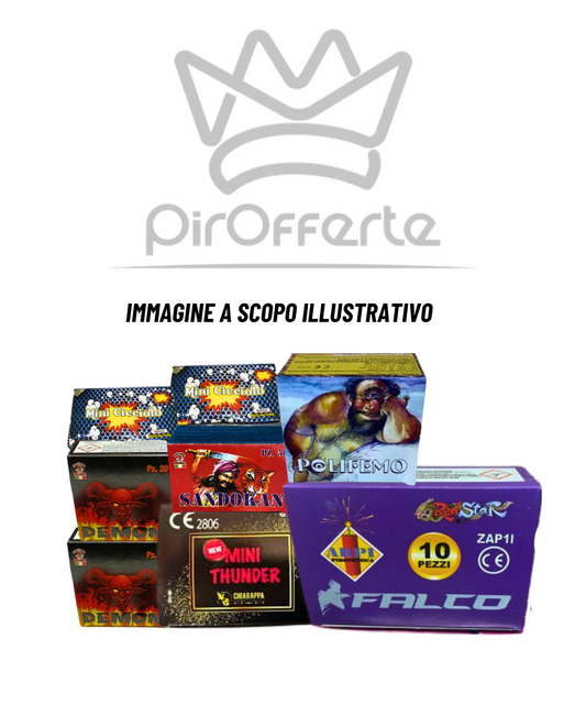 Kit da 256 PETARDI Misti