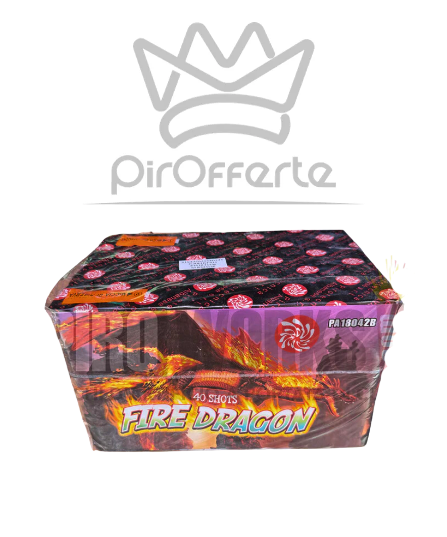 Batteria FIRE DRAGON 40 colpi 25mm