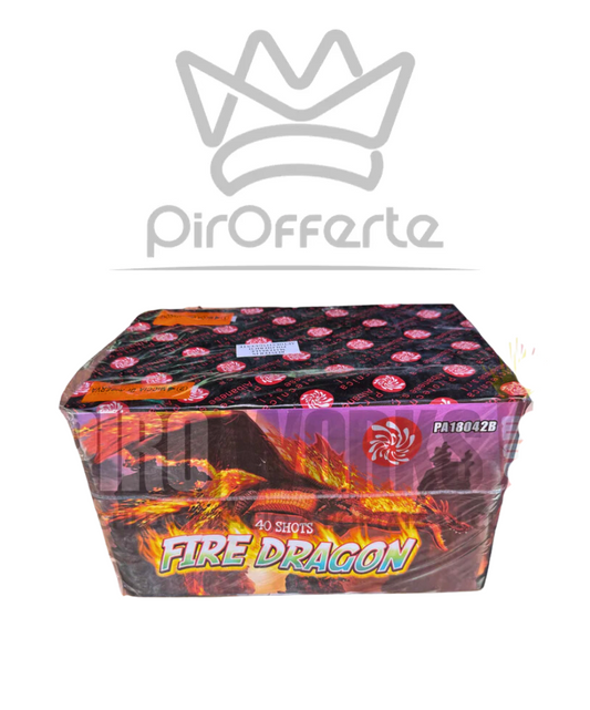 Batteria FIRE DRAGON 40 colpi 25mm