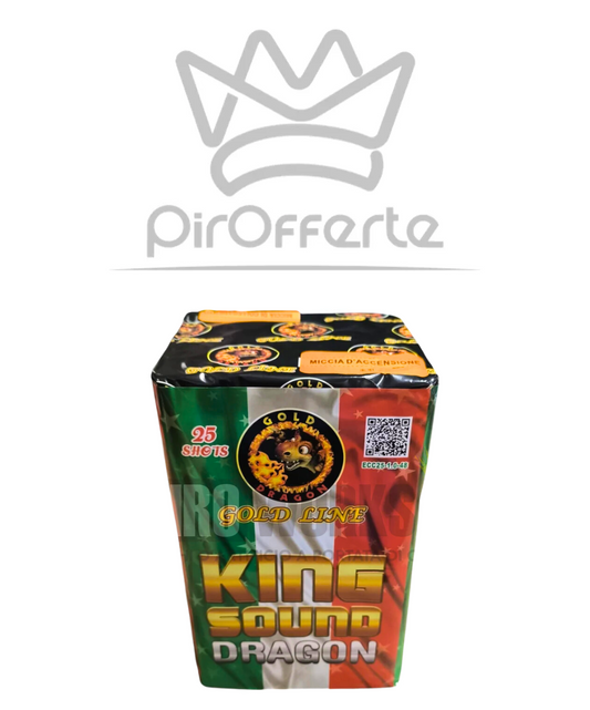 Batteria KING SOUND DRAGON 25 colpi 25mm