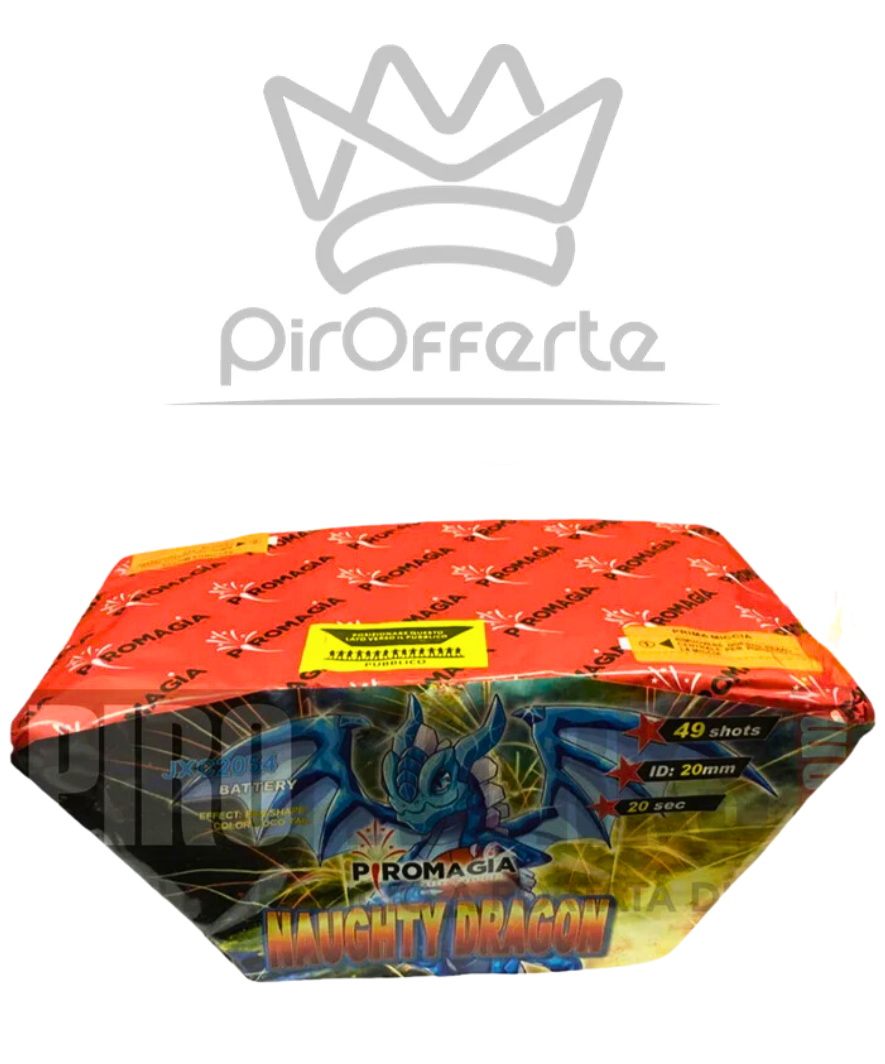 Batteria NAUGHTY DRAGON 49 colpi Ventaglio