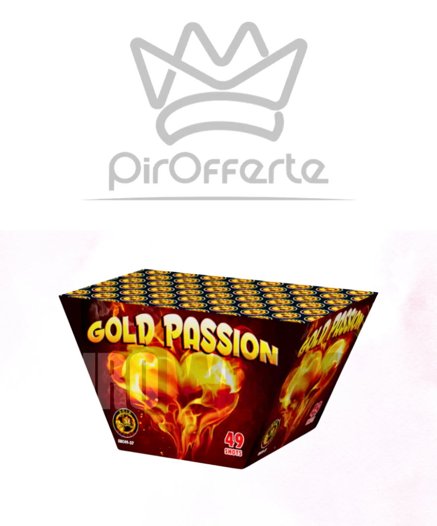 Batteria GOLD PASSION 49 colpi 30mm Ventaglio