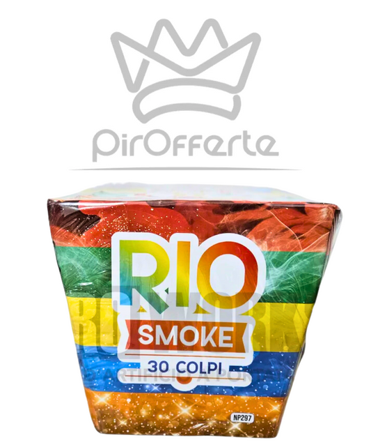 Batteria RIO SMOKE 30 colpi 30mm Ventaglio Diurno