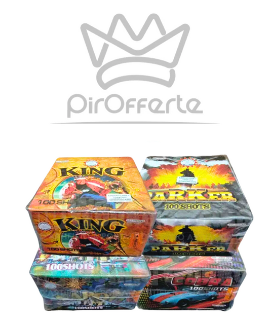 Kit da 4 Batterie da 100 Colpi ALTO