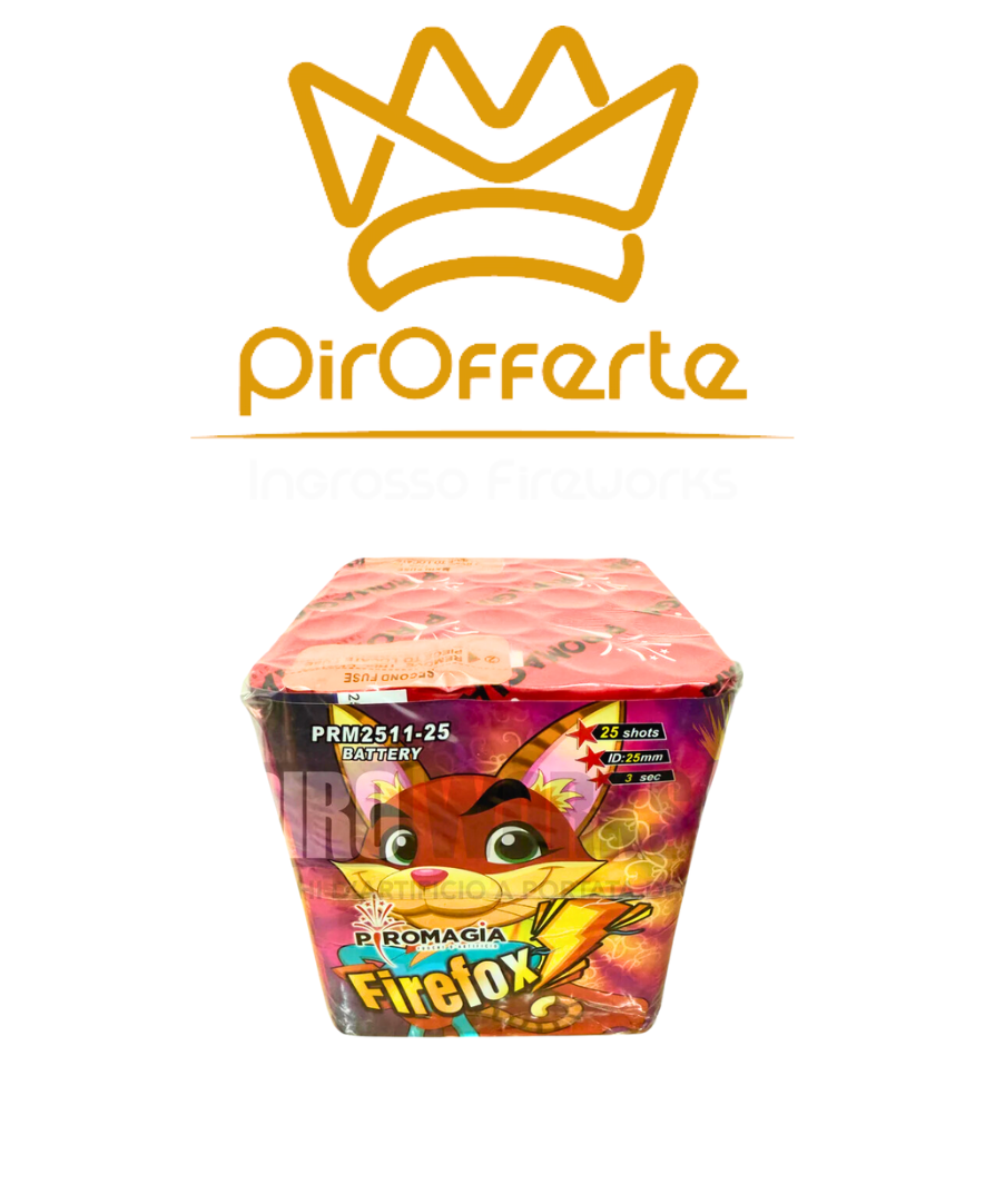 Batteria FIREFOX 25 colpi 25mm