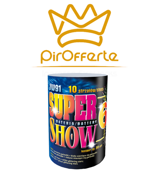 Batteria SUPER SHOW 6 JW91 10 colpi 30mm Jorge