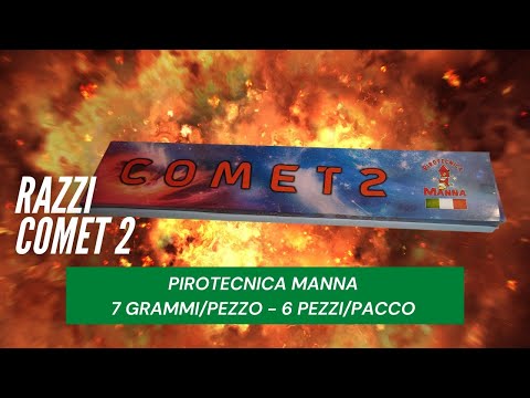Razzi Manna COMET 2 | Fischio e Botto | da 6pz