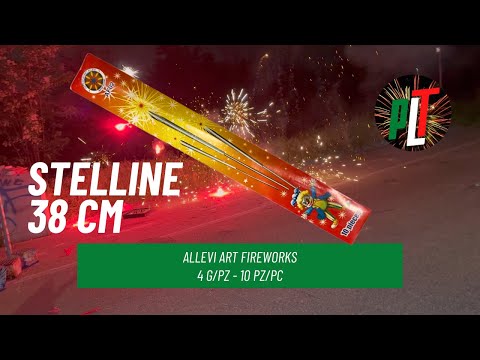 Candeline Magiche da 38cm | Stelline | 10 Pz