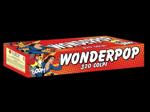 Batteria Compound WONDERPOP 320 colpi Dritto e Ventaglio