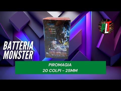 Batteria Monster 20 colpi 25mm Tofe