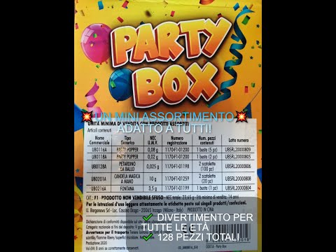 Party Box 7 Articoli Borgonovo