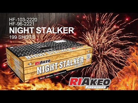 Batteria NIGHT STALKER 199colpi 20/25/30mm Dritto e Ventaglio RIAKEO