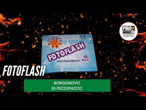 Fotoflash Bianco da 60 secondo con Accenditore Elettrico