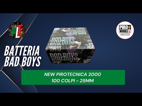 Batteria BAD BOYS 100 colpi 25mm