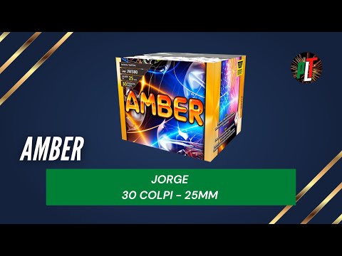 Batteria AMBER 30 colpi 25mm Dritto e Ventaglio