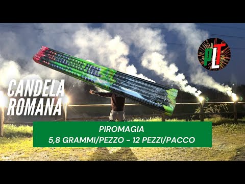 Candela Romana da 30 Getti 12 Pz