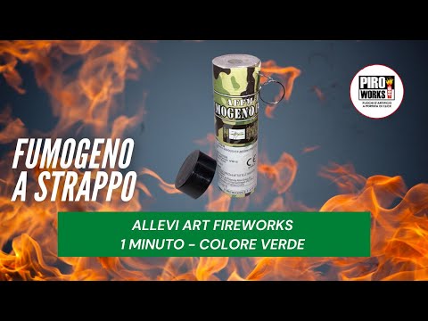 Fumogeno a Strappo | A Mano o da Appoggio | da 60 secondi Vari Colori