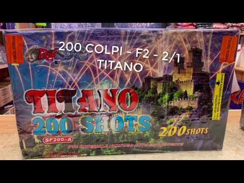Batteria Compound TITANO 200 colpi Dritta e Ventaglio