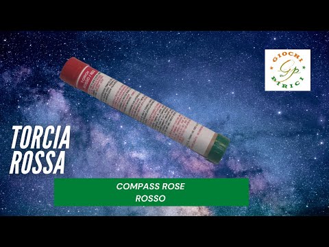 Torcia Mano da 60 Secondi | Vari Colori | COMPASS ROSE