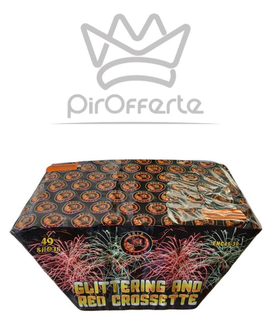 Glittering Crosette/Red Crosette | 49 Colpi | 30mm | 1 Pezzo