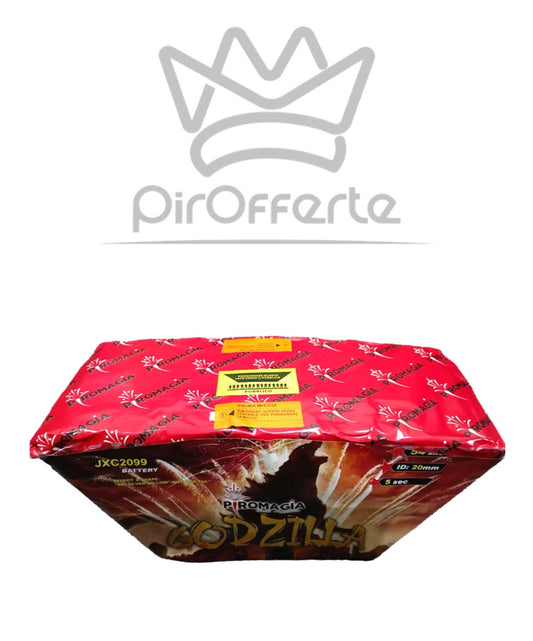 fuochi d'artificio compatti NEON BOX 100 colpi - inMart pyro